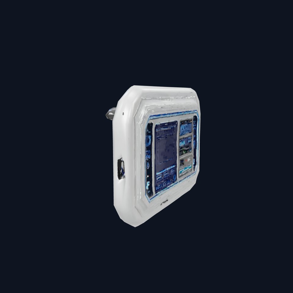 Futuristic Control Panel model pack